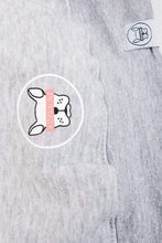 Load image into Gallery viewer, ADELAINE MORIN GIRLS SUPPORTING GIRLS HEATHER GREY TRACKSUIT HOODIE