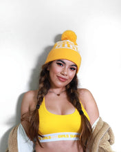 Load image into Gallery viewer, Adelaine Morin 'Girls Supporting Girls' Pom Beanie
