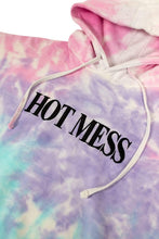 Load image into Gallery viewer, Adelaine Morin 'HOT MESS' PASTEL TIE DYE HOODIE