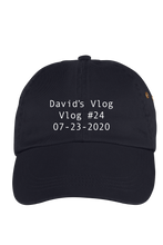 Load image into Gallery viewer, David Dobrik Birthday Title Card Hat