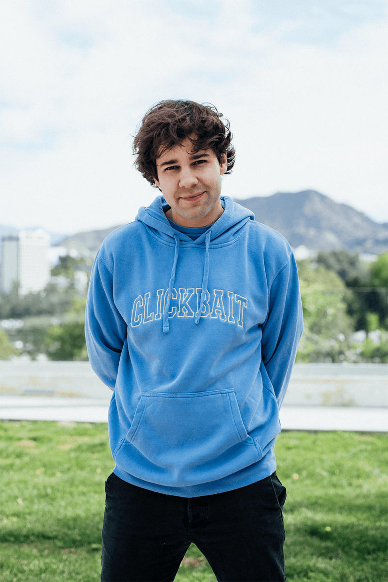 David Dobrik Blue Sunrise Clickbait Hoodie thesill2bn