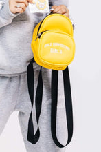 Load image into Gallery viewer, Girls Supporting Girls Yellow Mini Backpack
