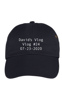 David Dobrik Birthday Title Card Hat