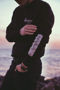 Heard Well x Jordan Doww Exclusive Playlist Black Long Sleeve Shirt