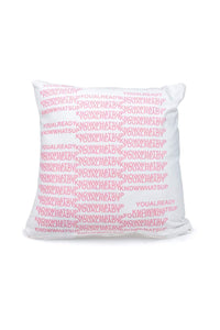 KnJ You Already Know What's Up Pillow