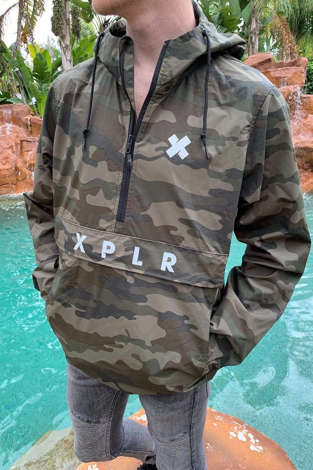 Anorak hot sale jacket camo